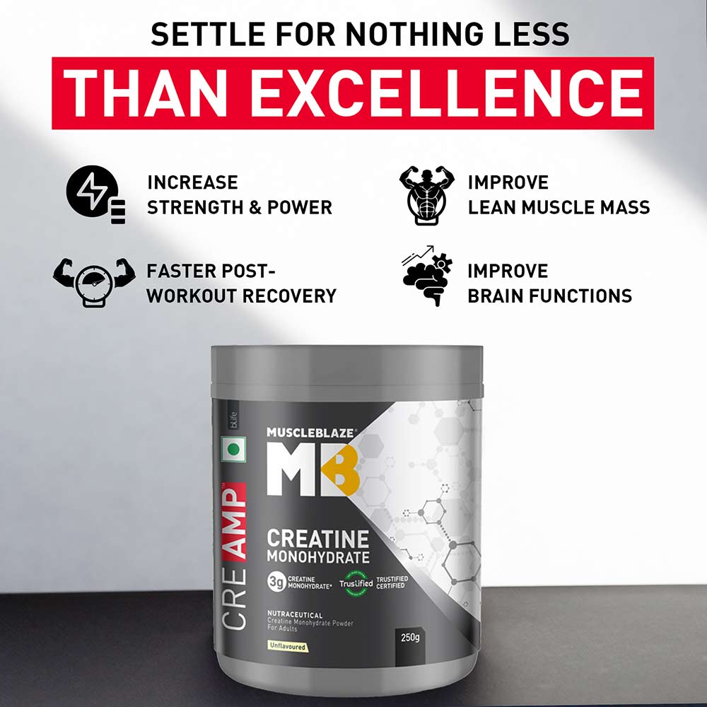 prd_3216871-MuscleBlaze-Creatine-Monohydrate-CreAMP-0.55-lb-Unflavoured_o.jpg MuscleBlaze Creatine Monohydrate CreAMP | 250g | 80 Servings | MB Creatine - Image 6