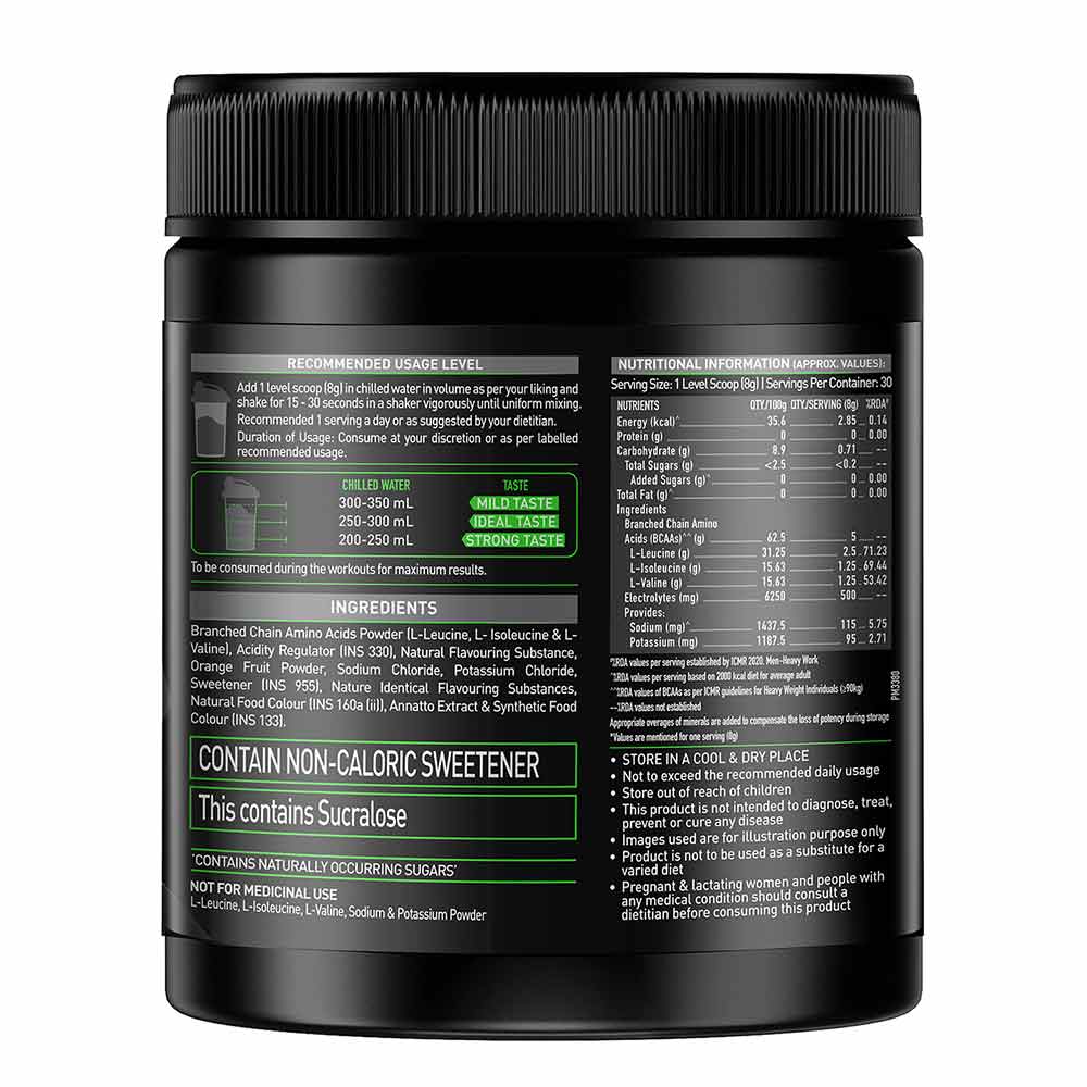 prd_3479173-MuscleBlaze-BCAA-Pro-Essential-Amino-Acids-0.53-lb-30-Servings-Tropical-Fest_o.jpg MuscleBlaze BCAA Pro Essential Amino Acids | 240 g | 30 Servings | MB BCCA - Image 2