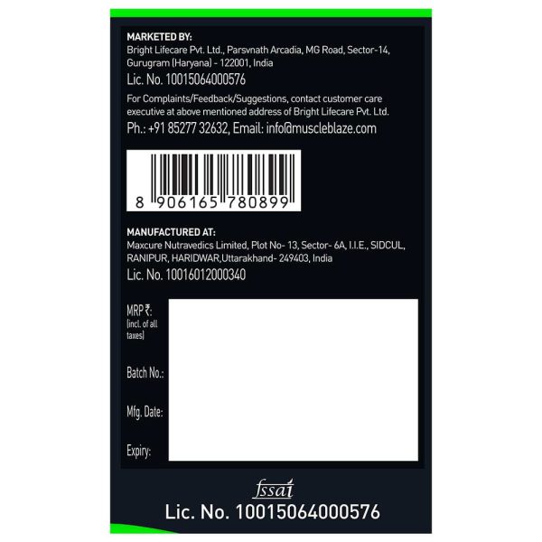 MuscleBlaze BCAA Pro Essential Amino Acids | 240 g | 30 Servings | MB BCCA - Image 9