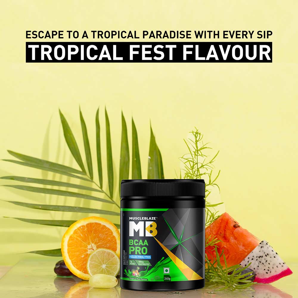 prd_3479181-MuscleBlaze-BCAA-Pro-Essential-Amino-Acids-0.53-lb-30-Servings-Tropical-Fest_o.jpg MuscleBlaze BCAA Pro Essential Amino Acids | 240 g | 30 Servings | MB BCCA - Image 7