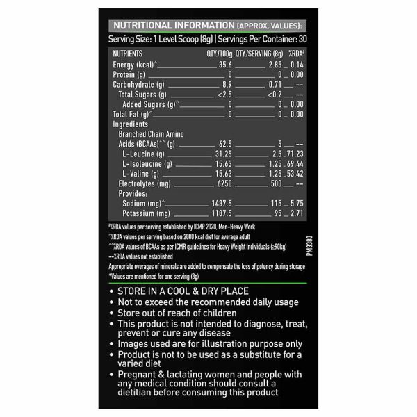 MuscleBlaze BCAA Pro Essential Amino Acids | 240 g | 30 Servings | MB BCCA - Image 5