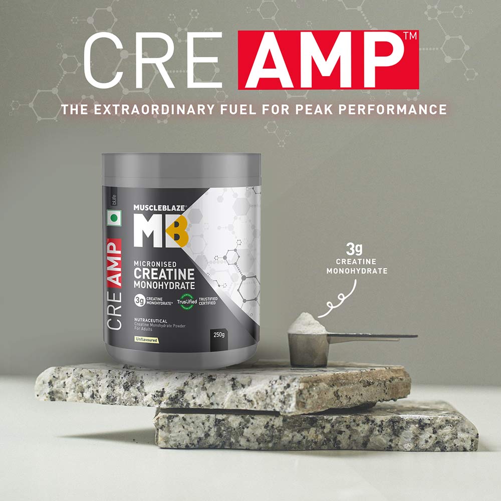 prd_3563171-MuscleBlaze-Creatine-Monohydrate-CreAMP-0.55-lb-Unflavoured_o.jpg MuscleBlaze Creatine Monohydrate CreAMP | 250g | 80 Servings | MB Creatine - Image 2