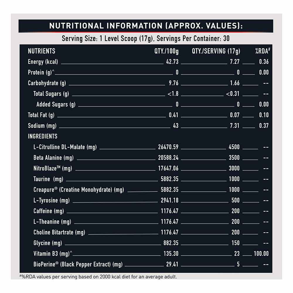 prd_3922923-MuscleBlaze-Pre-Workout-WrathX-1.12-lb-Fruit-Fury_o.jpg MuscleBlaze Pre Workout WrathX | 510g | 30 Servings | MB Pre-workout - Image 8