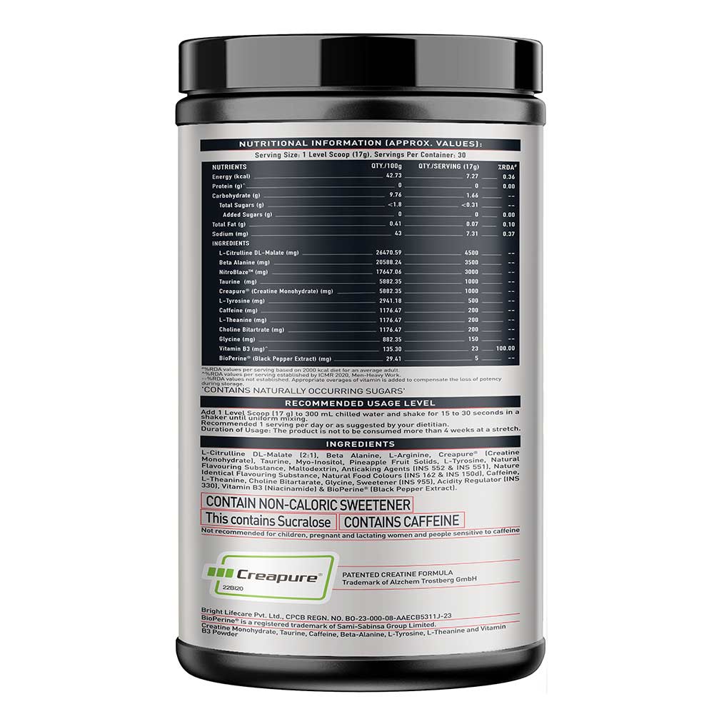 prd_3922963-MuscleBlaze-Pre-Workout-WrathX-1.12-lb-Fruit-Fury_o.jpg MuscleBlaze Pre Workout WrathX | 510g | 30 Servings | MB Pre-workout - Image 12
