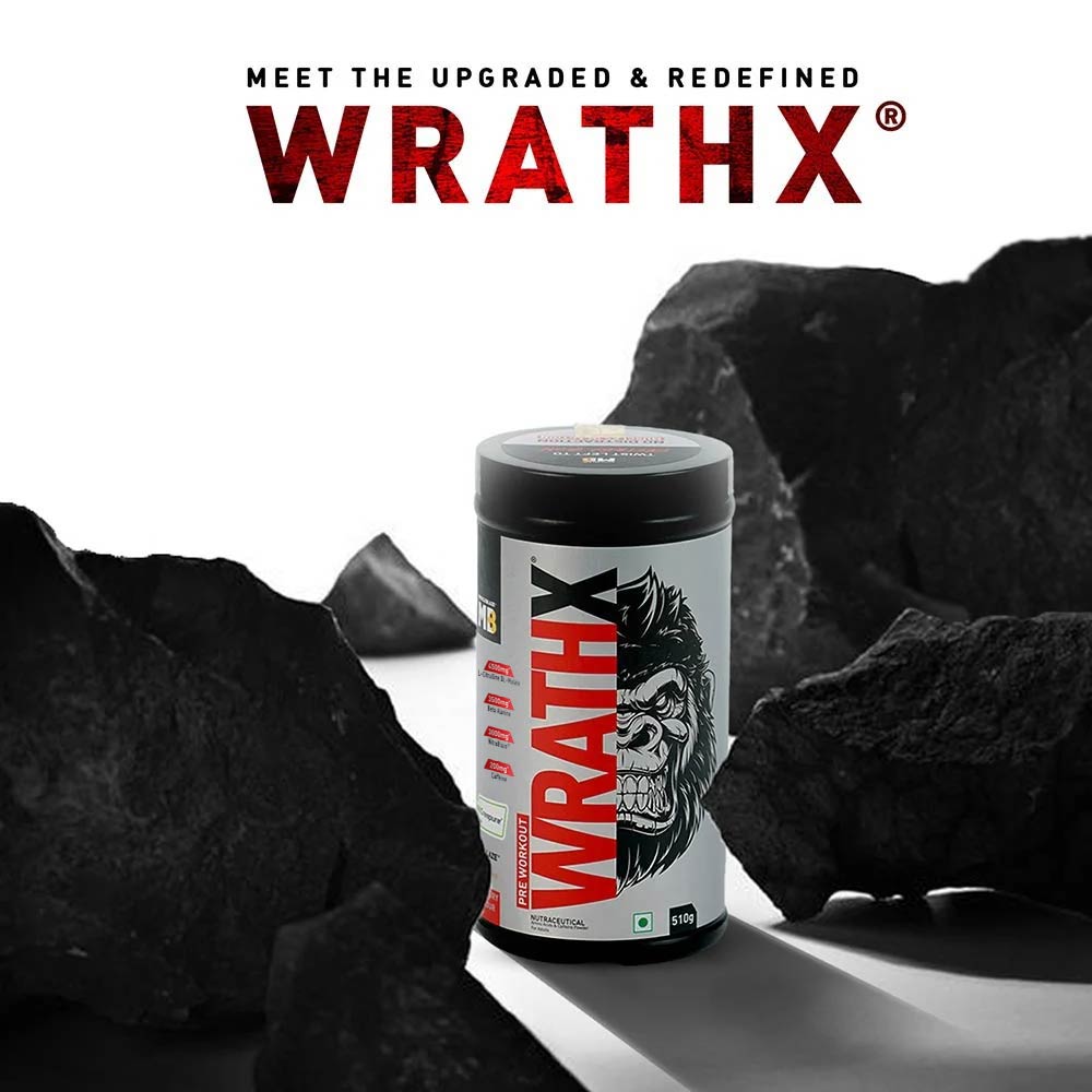 prd_3995823-MuscleBlaze-Pre-Workout-WrathX-1.12-lb-Fruit-Fury_o.jpg MuscleBlaze Pre Workout WrathX | 510g | 30 Servings | MB Pre-workout - Image 2