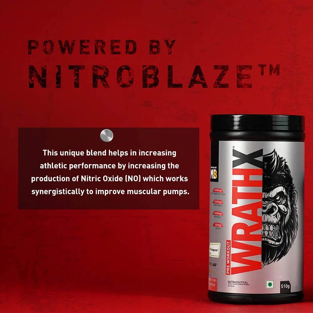 prd_3995827-MuscleBlaze-Pre-Workout-WrathX-1.12-lb-Fruit-Fury_o.jpg MuscleBlaze Pre Workout WrathX | 510g | 30 Servings | MB Pre-workout - Image 3