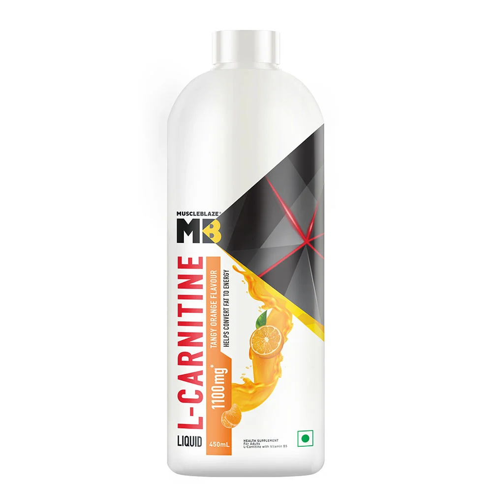 l-carnitine tangy taste MuscleBlaze Liquid 1100mg | 450L | 30 Servings | MB fat loss supplement - Protein Junction Jammu Lean Shots Liquid L Corebolics L-Carnitine