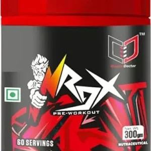 Home muscle doctor rdx 60 servings pre workout (300 g, tropical orange) rdx pre workout