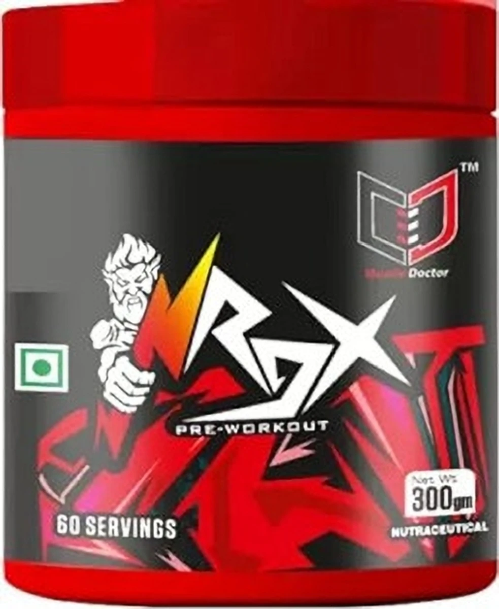 muscle doctor rdx 60 servings pre workout (300 g, tropical orange) rdx pre workout muscle doctor rdx 60 servings pre workout (300 g, tropical orange) rdx pre workout