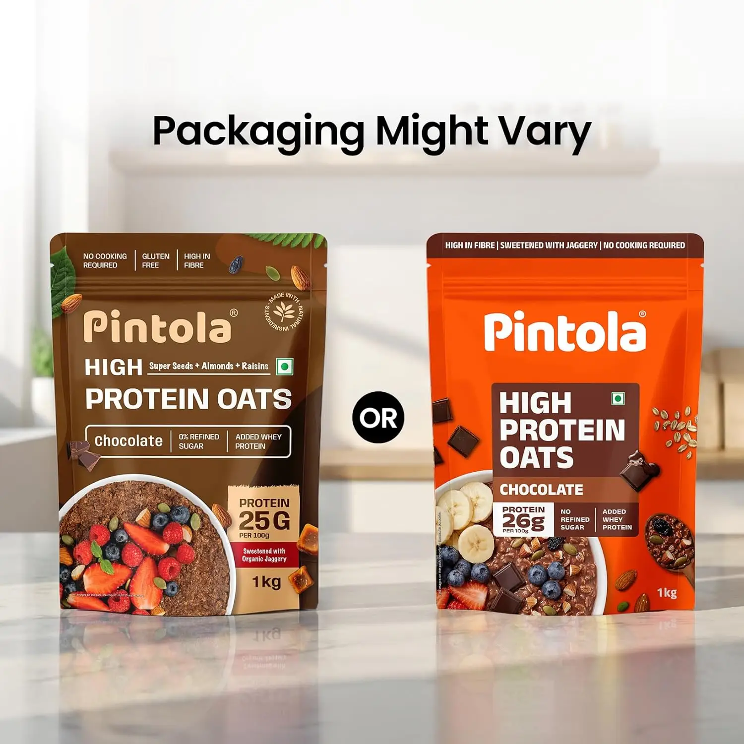 pintola 26g high protein oats 1kg, dark chocolate, no refined sugar, rolled oats for weight loss, breakfast cereals | gluten free | contain almonds, raisins, pumpkin & chia seeds pintola 26g high protein oats 1kg, dark chocolate, no refined sugar, rolled oats for weight loss, breakfast cereals | gluten free | contain almonds, raisins, pumpkin & chia seeds